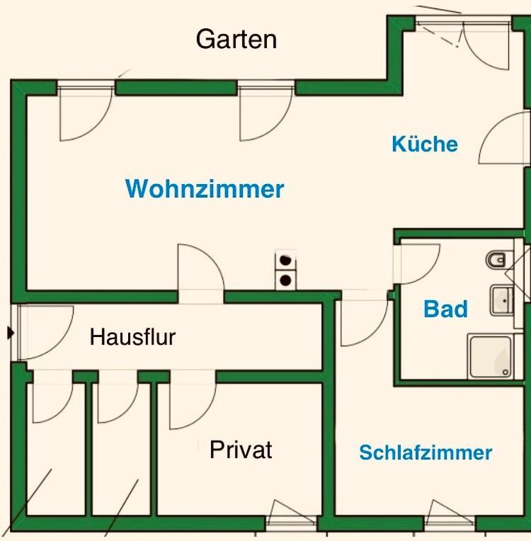 Ferienwohnung Green Garden ベルリン エクステリア 写真